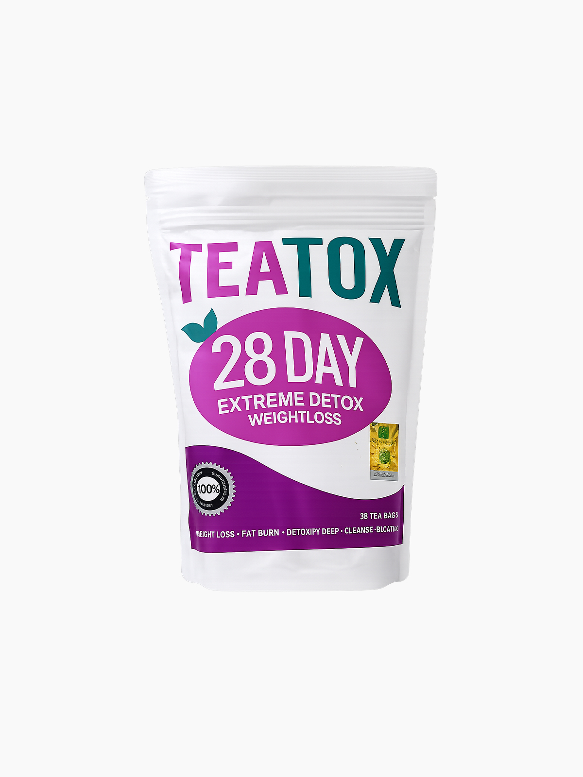 Teatox Detox Slimming Tea – Herbal Detox Tea for Weight Management, Bloating Relief & Digestive Support – Natural Cleanse Tea for Daily Wellness (20 Tea Bags)